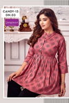 Candy Vol 13 By Rangmaya Rayon Printed Western Tunic Top Wholesale Price In Surat
